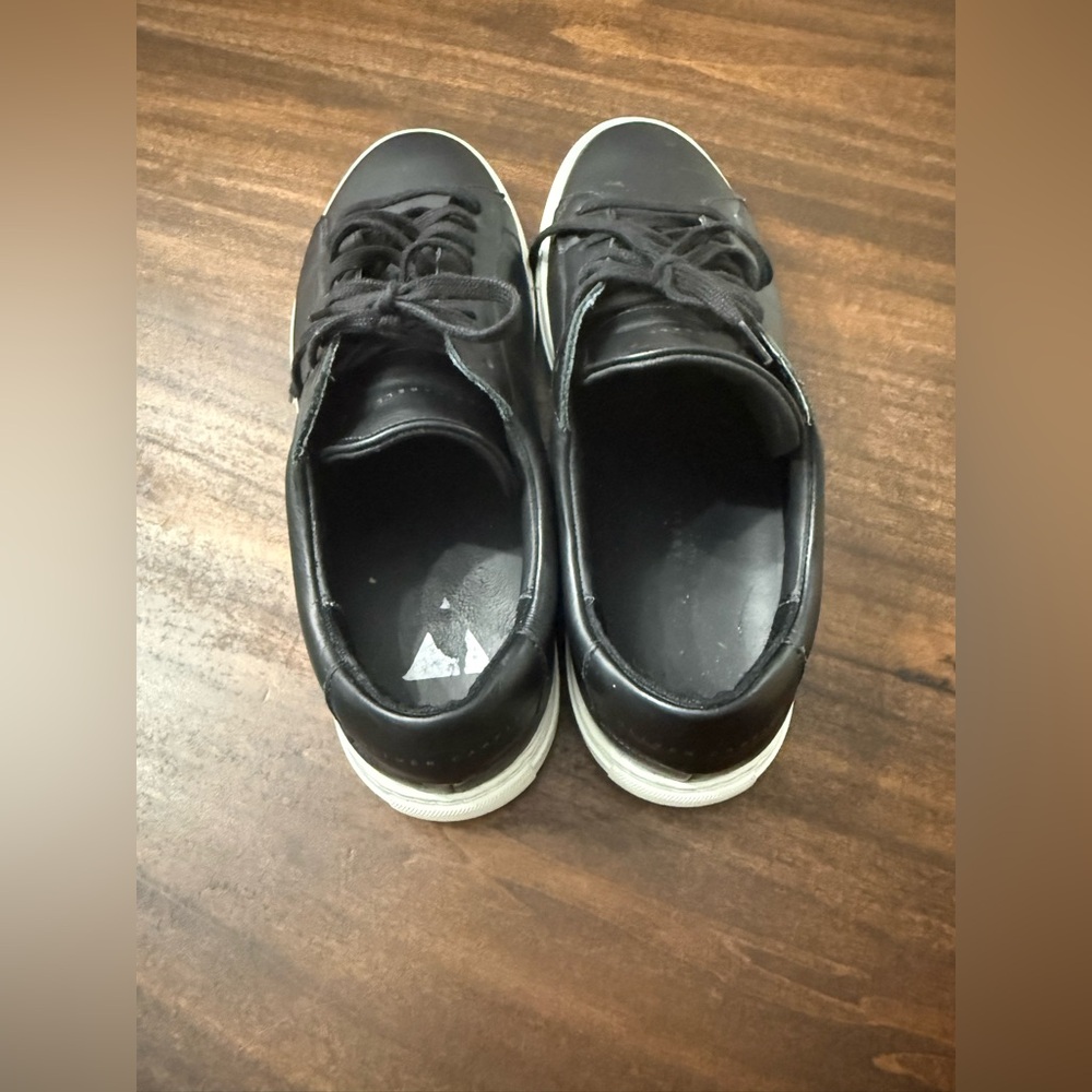 Oliver Cabell Low 1 black leather sneakers - Picture 2 of 10